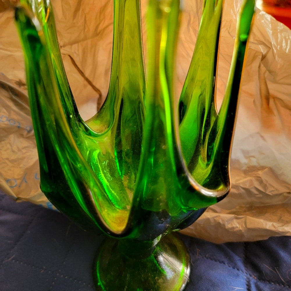 Antique table accent